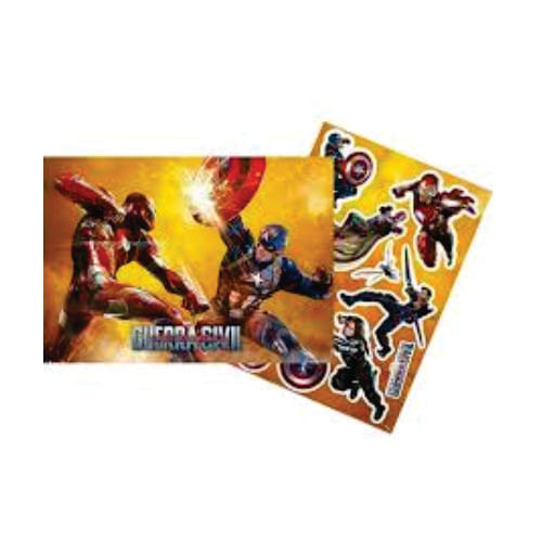 Kit Decorativo Capitão América Regina