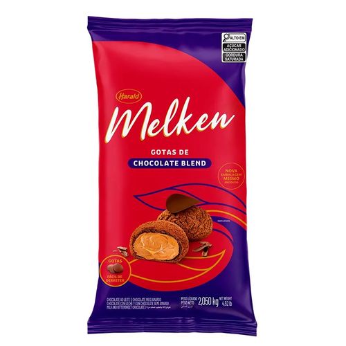 Chocolate Melken Blend Gotas 2,05 Kg Harald