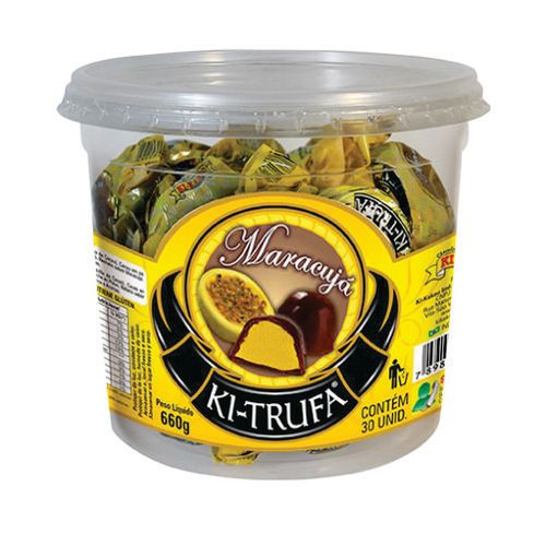 Ki-Trufa Maracuja Display 30 Un 510 Gr Ki-Kakau