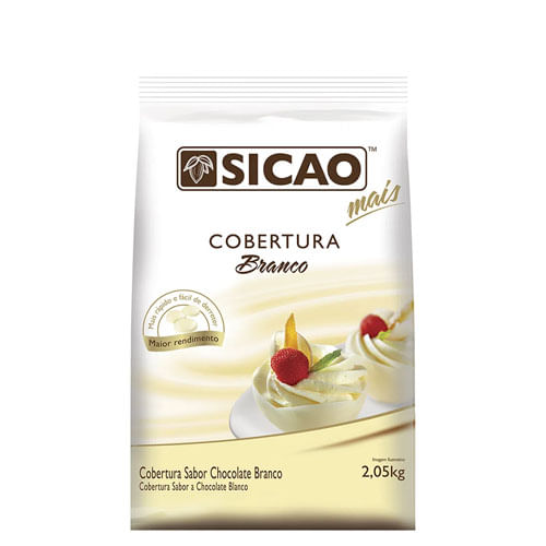 Chocolate Mais Branco Gotas 2,05 Kg Sicao