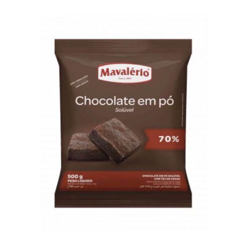 Chocolate Em Pó 70% 500 Gr Mavalério