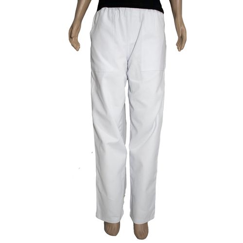 Calça Confeiteiro Brim Branca R&S