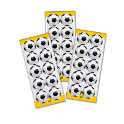 Adesivo Redondo Apaixonados Por Futebol C/ 30 Un Festcolor