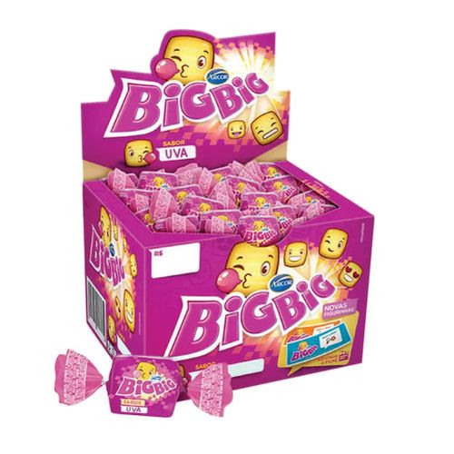 Chiclete Big Big Uva C/ 100 Un Arcor