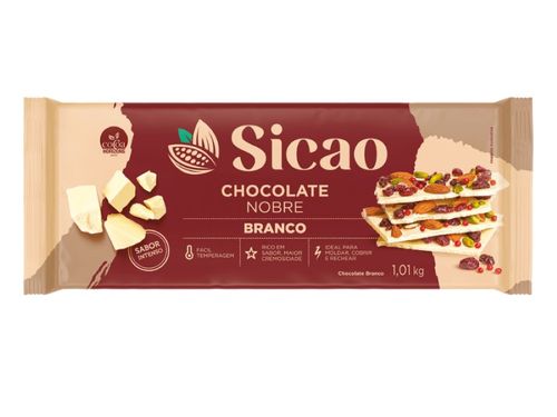 Chocolate Nobre Branco 1,01 Kg Sicao