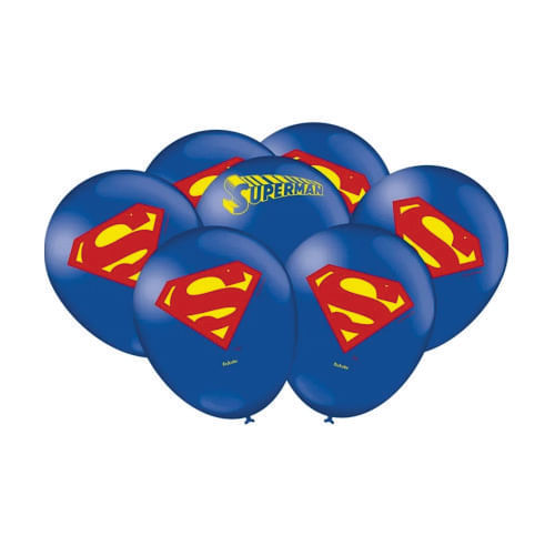Balão Especial Superman N 9 C/ 25 Un Festcolor