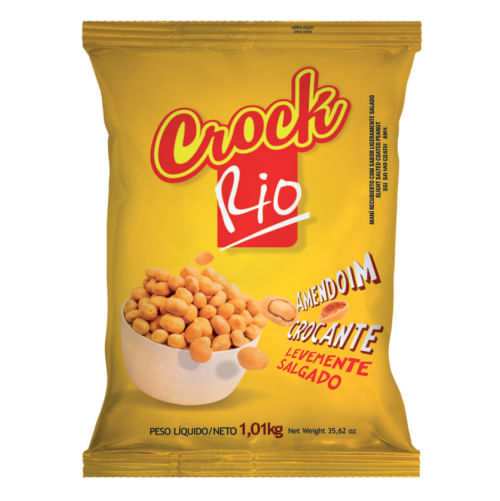 Amendoim Crokrio Levemente Salgado 1kg Moreninha Do Rio