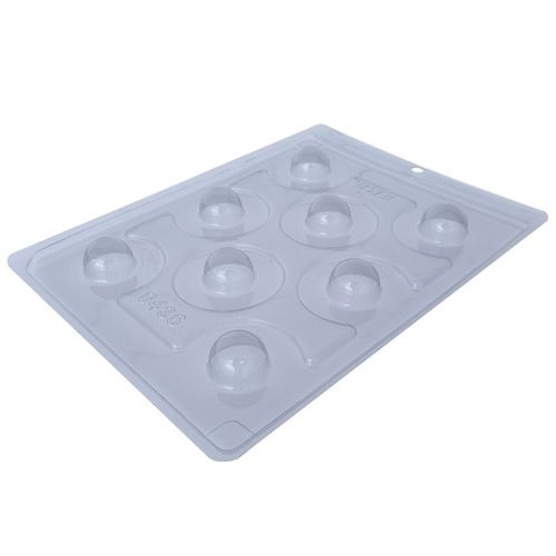 Forma Silicone Esfera Com Furo 25 Mm (*9436) Bwb