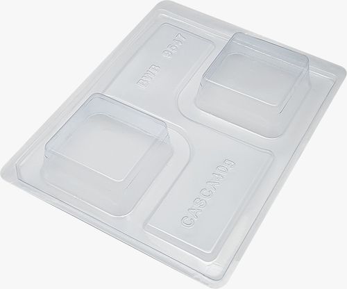 Forma Silicone Chocolate De Colher Quadrado (*9547) Bwb