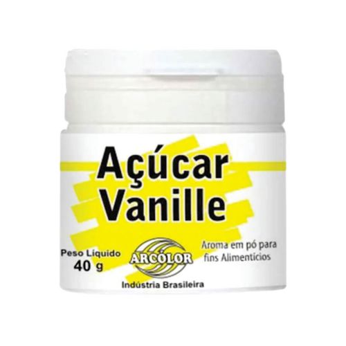 Açúcar Vanille 40 Gr Arcolor