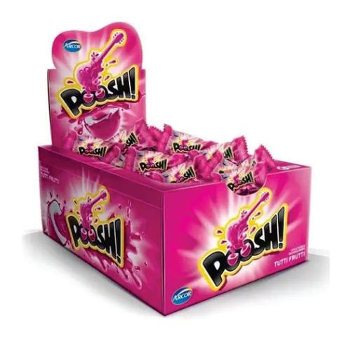 Chiclete Poosh Tutti Frutti C/ 40 Un Arcor