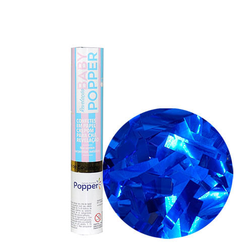 Lança Confete 30 Cm Chá Revelação Menino