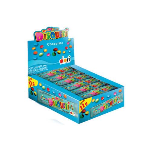 Disqueti Mini Chocolate Conf. 36x11 Gr Dori