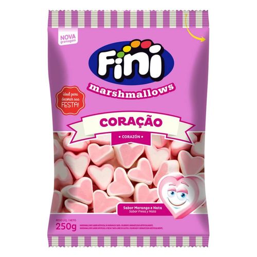 Marshmallow Coração 250 Gr Fini