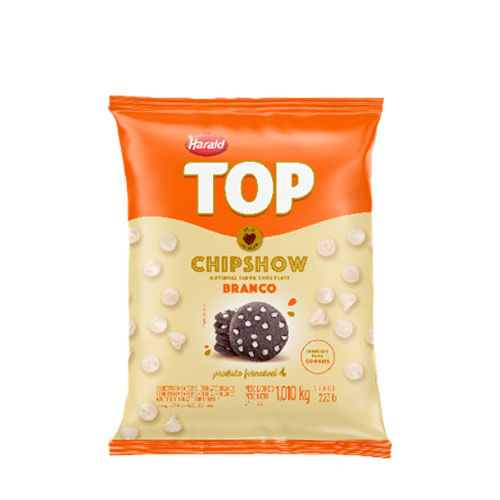 Chocolate Chipshow Top Branco 1 Kg Harald