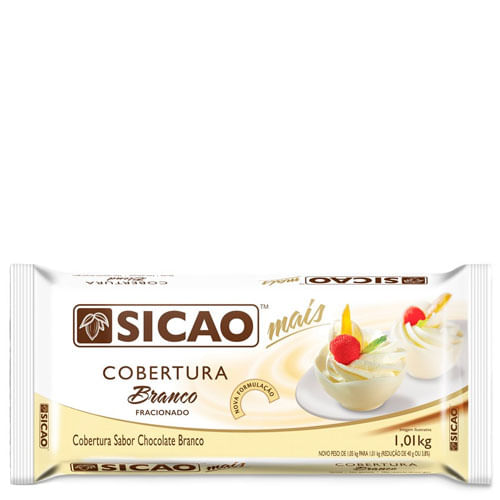 Chocolate Mais Branco 1,01 Kg Sicao