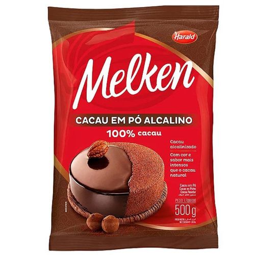 Cacau Em Pó 100% 500 Gr Melken Harald
