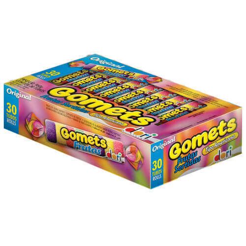 Gomets Goma Tubo Frutas C/ 30x32 Gr Dori