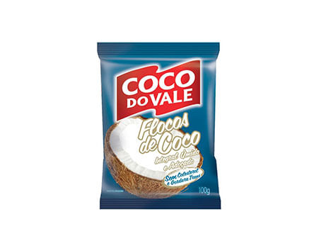 Coco Ralado 100 Gr Flocado E Adocado Coco Do Vale