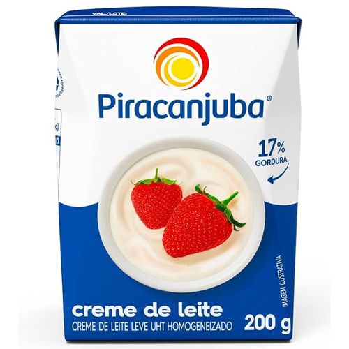Creme De Leite 200 Gr Piracanjuba