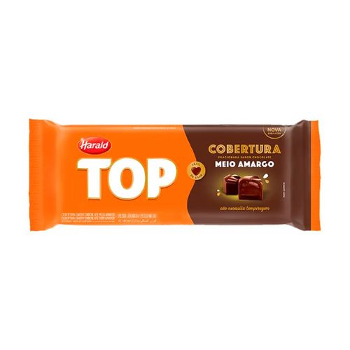 Chocolate Top Meio Amargo 1,01 Kg Harald