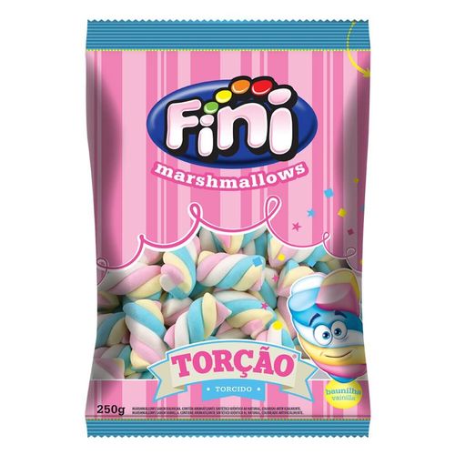 Marshmallow Torção Colorido 250 Gr Fini