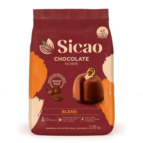 Chocolate Nobre Blend Gotas 2,05 Kg Sicao