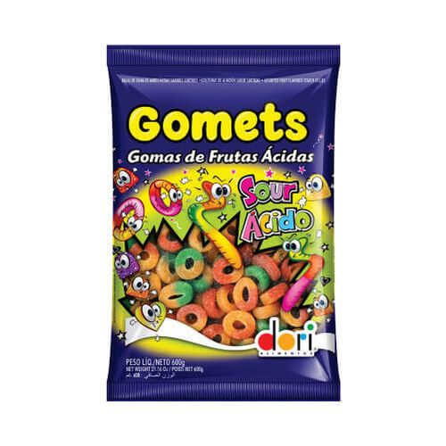 Gomets Anel De Frutas Acidas 600 Gr Dori