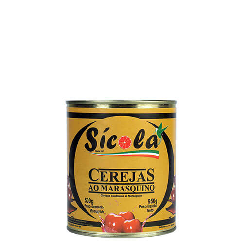 Cereja Verdadeira S/ Talo 500 Gr Drenado Sicola