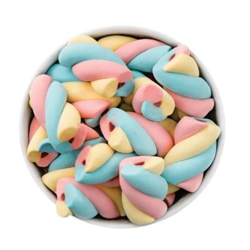 Marshmallow Recheado Twist Colorido 220 Gr Docile