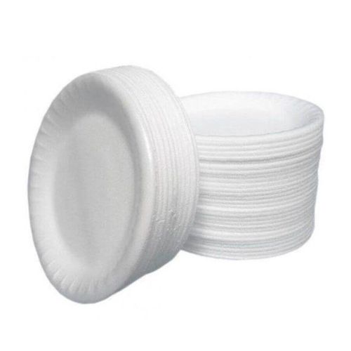 Prato Isopor 21 Cm Fardo C/ 100 Un Ultra