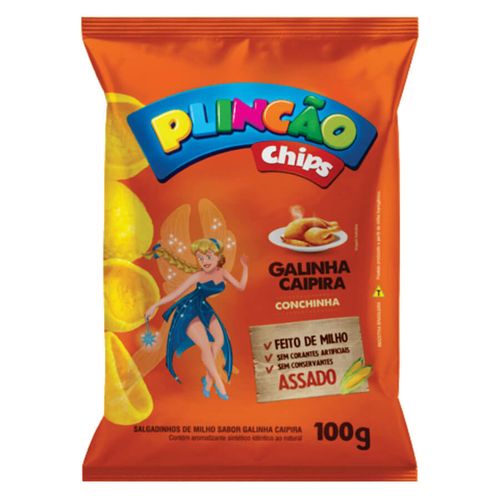 Chips Plincao Galinha Caipira 100 Gr Unidade Plinc
