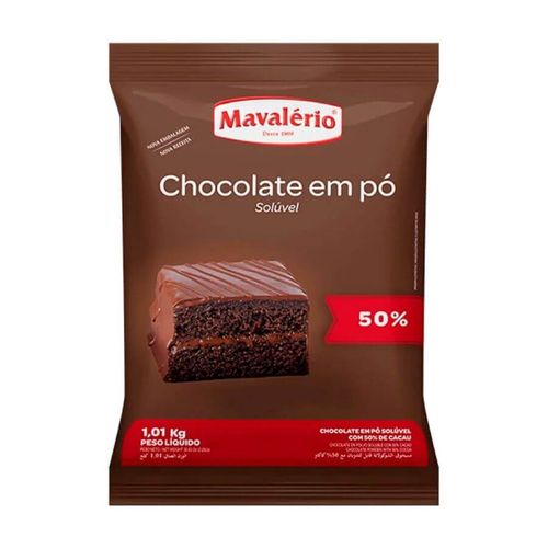Chocolate Em Pó 50% 1,01 Kg Mavalério