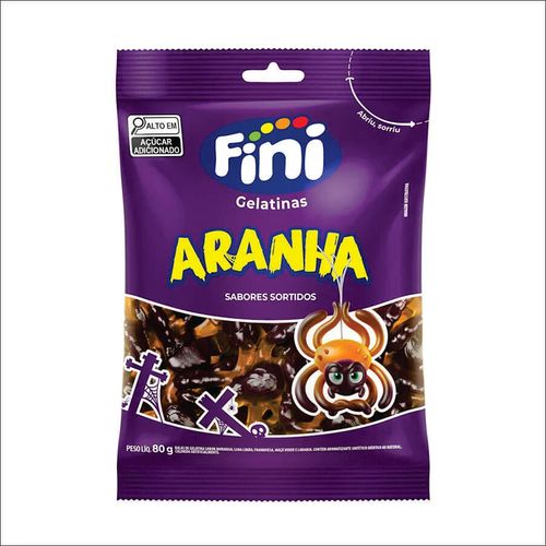 Bala Halloween Aranha 80gr Fini