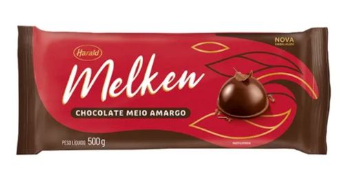 Chocolate Melken Meio Amargo 500 Gr Harald