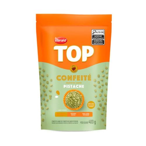 Confeite Pistache Top 400 Gr Harald