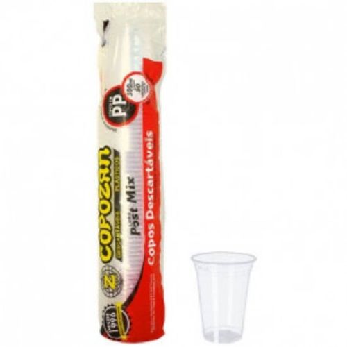 Copo Descartável Pp 550 Ml C/ 50 Un Post-Mix Copozan