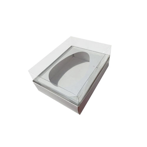 Caixa Gourmet Ovo 350/400 Gr  Branco 1 Un Crystal For
