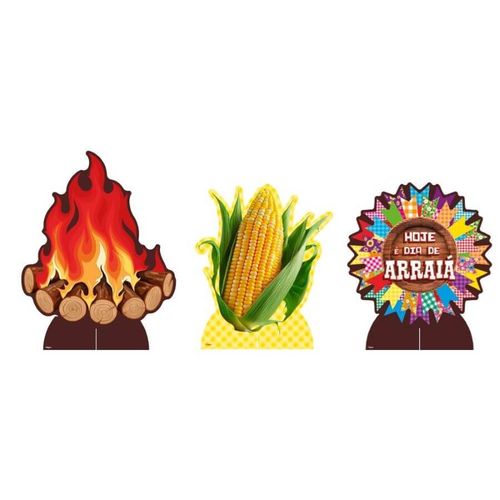 Decoração De Mesa Arraia 2 C/ 6 Un Regina