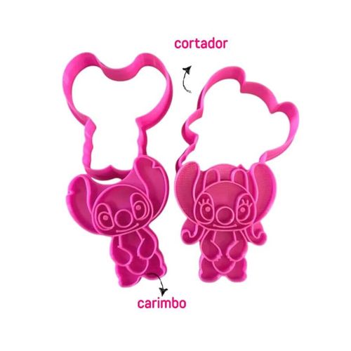 Kit Cortador/Carimbo Casal Lilo Rr Cortadores