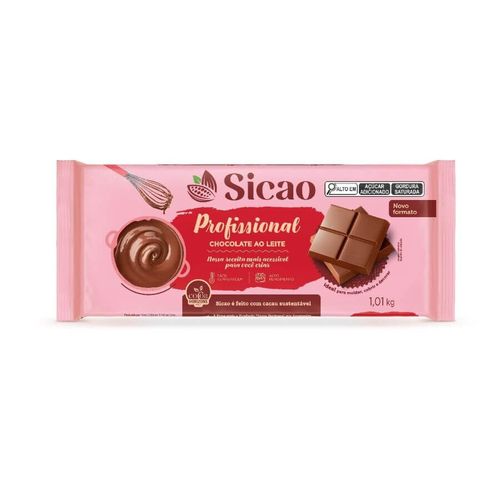 Chocolate Profissional Ao Leite 1,01 Kg Sicao