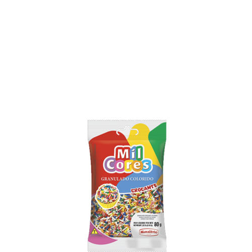 Chocolate Granulado Colorido 80 Gr Mavalério