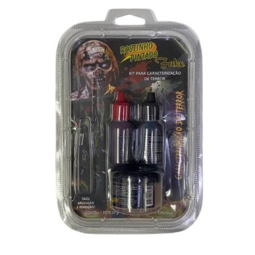 Kit P/ Caracterização Terror Rostinho Pintado