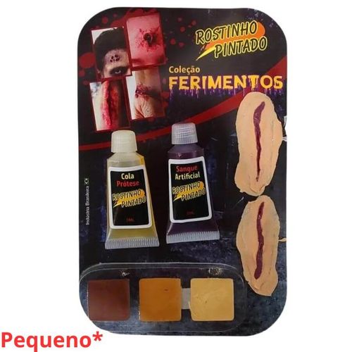 Kit Sangue/Cola/Corte Pequeno Rostinho Pintado