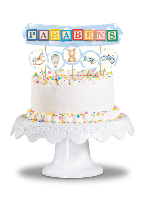 Topo De Bolo Brinquedo Toys Junco