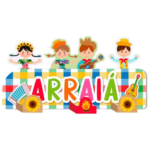 Enfeite Especial De Mesa Festa Junina Divertida Festcolor