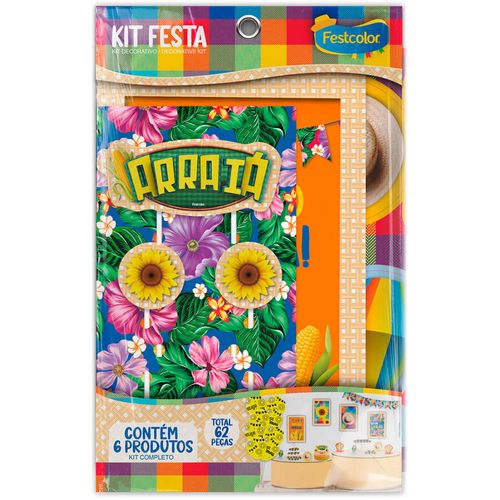 Kit Festa Festa Junina Tradicional Festcolor