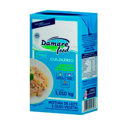 Creme De Leite Culinario 1,01 Kg Damare