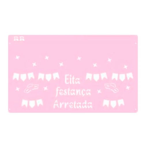 Stencil Bolo Festa Junina 1 Rr Cortadores