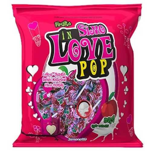 Pirulito Simo In Love Pop Maça 360 Gr Simonetto